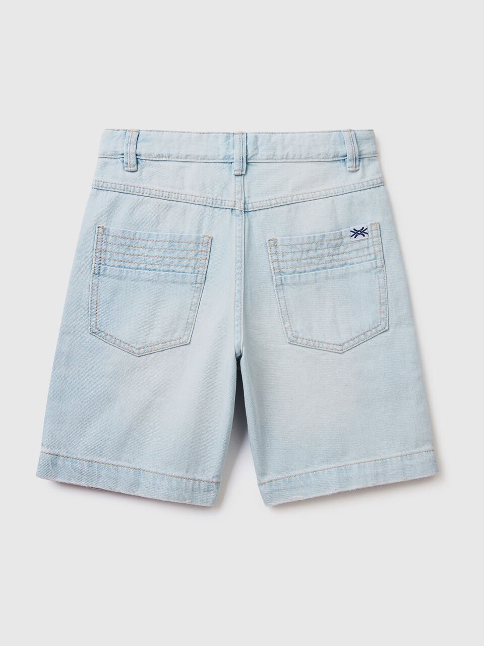 benetton shop online Shorts di jeans chiari